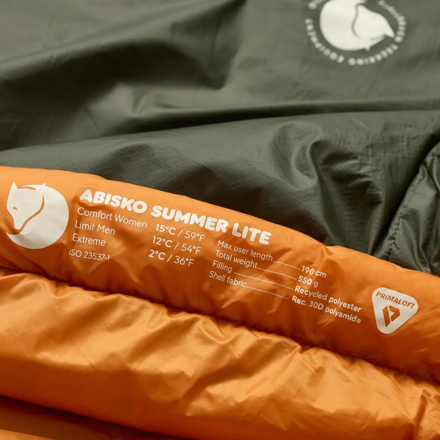 Fjällräven Fibersoveposer<Abisko Summer Lite Grøn (OLIVE/630)