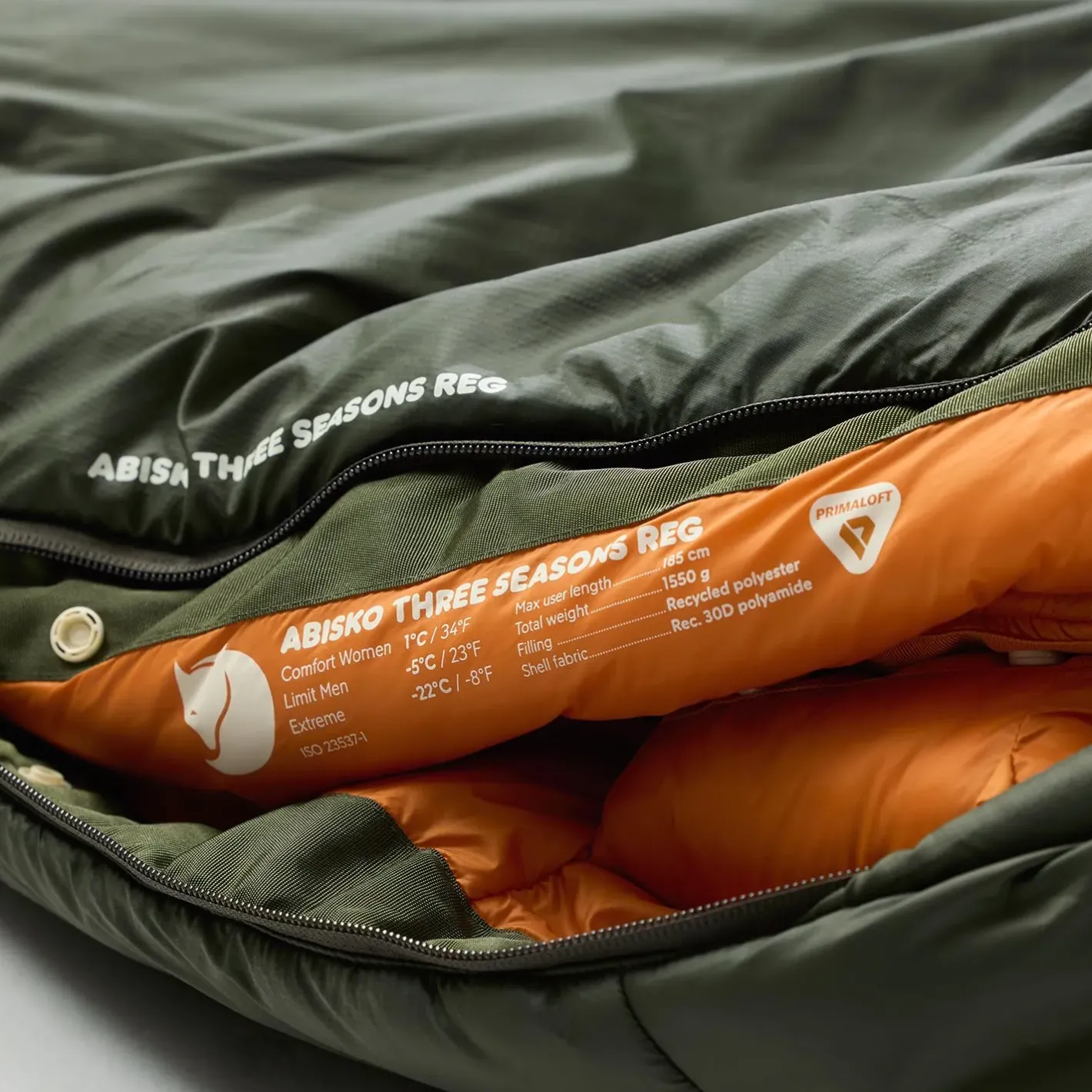 Fjällräven Fibersoveposer<Abisko Three Seasons Grøn (OLIVE/630)