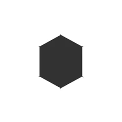 Fjällräven Tilbehør Til Telte<Dome 3 Footprint Sort (BLACK/550)