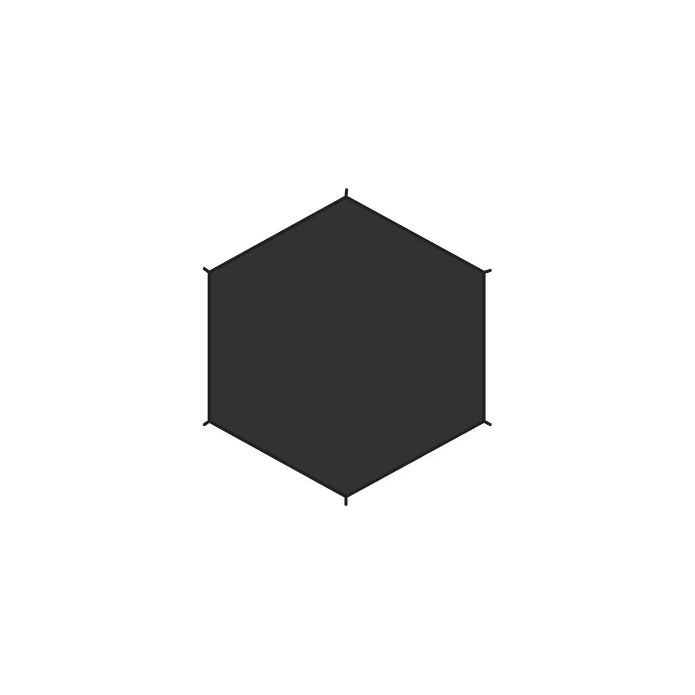 Fjällräven Tilbehør Til Telte<Dome 2 Footprint Sort (BLACK/550)
