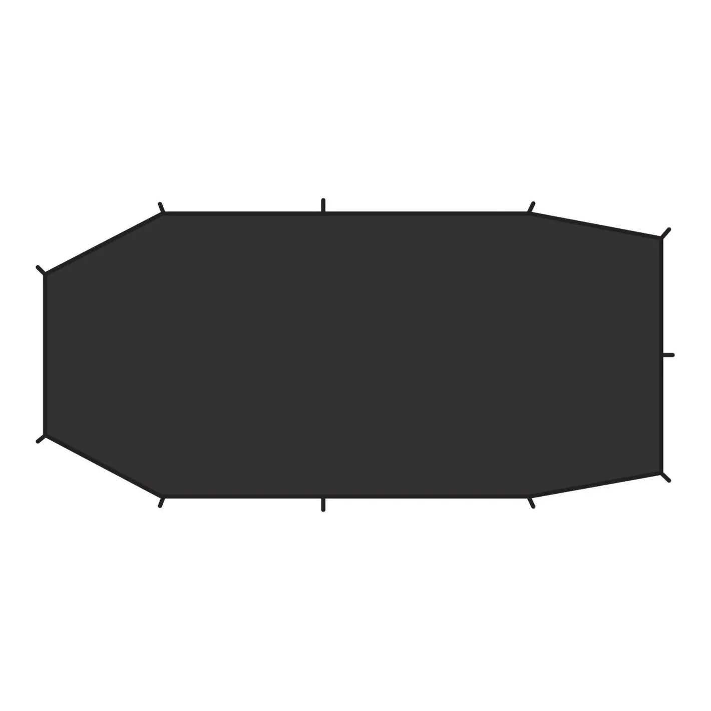 Fjällräven Tilbehør Til Telte<Endurance 3 Footprint Sort (BLACK/550)