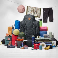 Et Grønnere Valg Vandrerygsække<Fjällräven Kajka 100 Sort (COAL BLACK/037)
