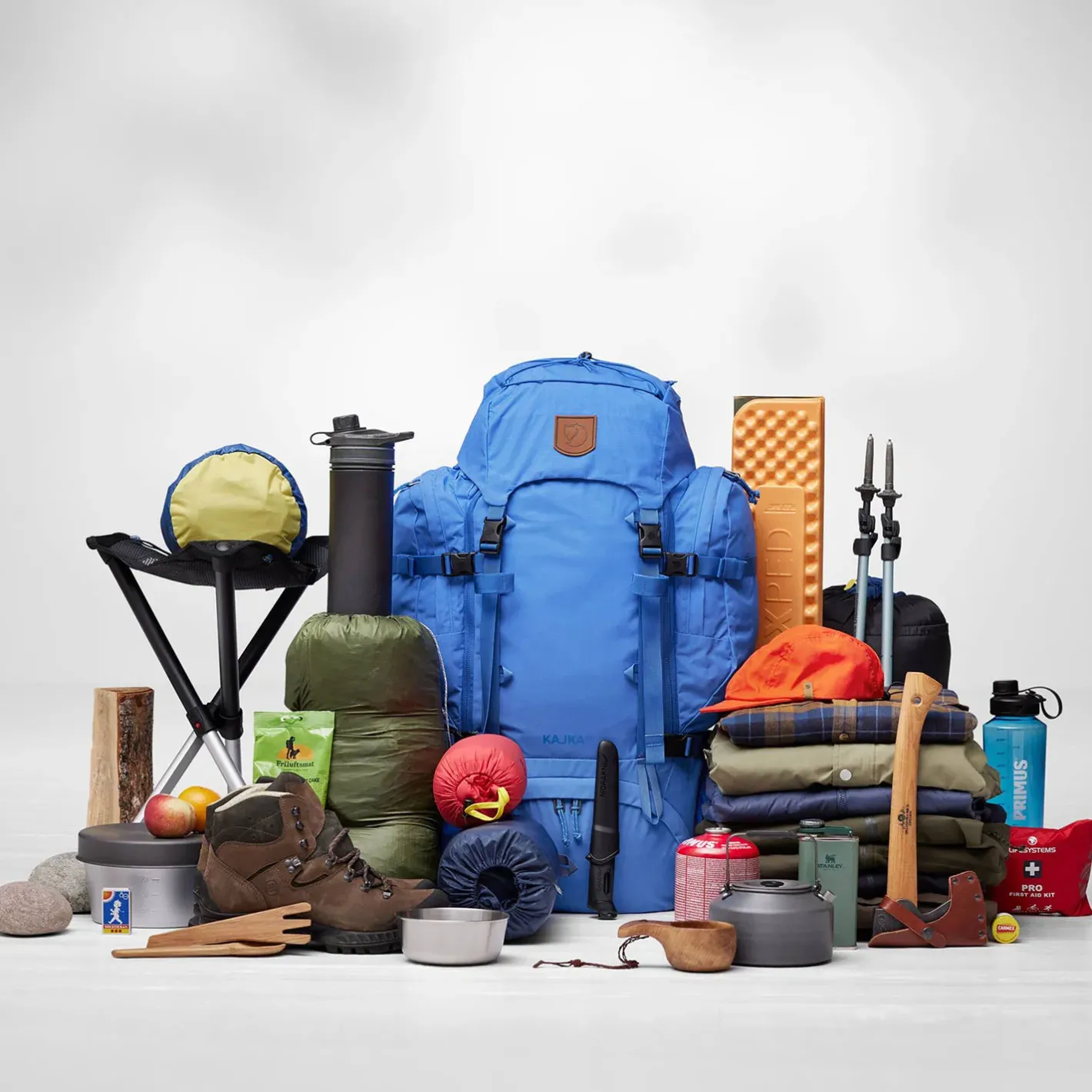 Et Grønnere Valg Vandrerygsække<Fjällräven Kajka 65 S/M Blå (UN BLUE/525)