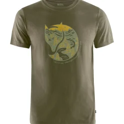 Et Grønnere Valg T-Shirts<Fjällräven Mens Arctic Fox T-shirt