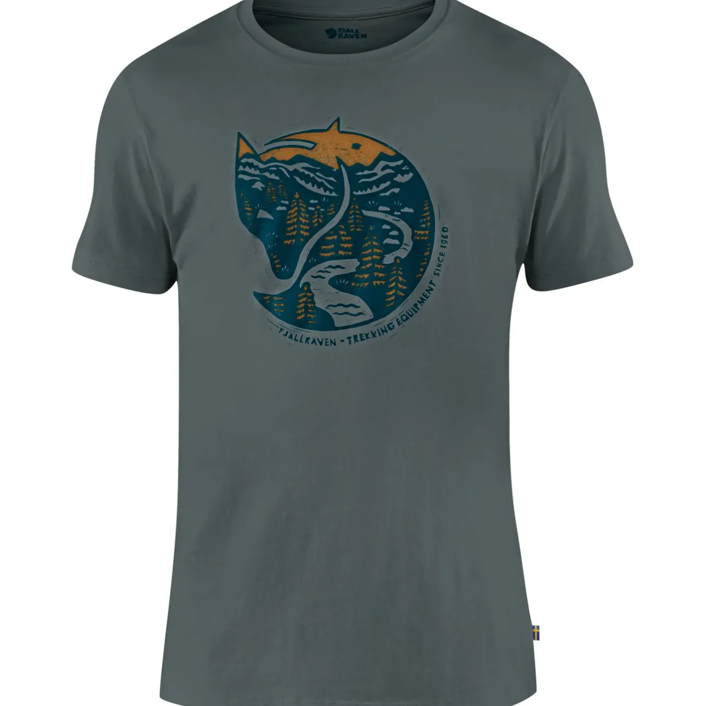 Et Grønnere Valg T-Shirts<Fjällräven Mens Arctic Fox T-shirt