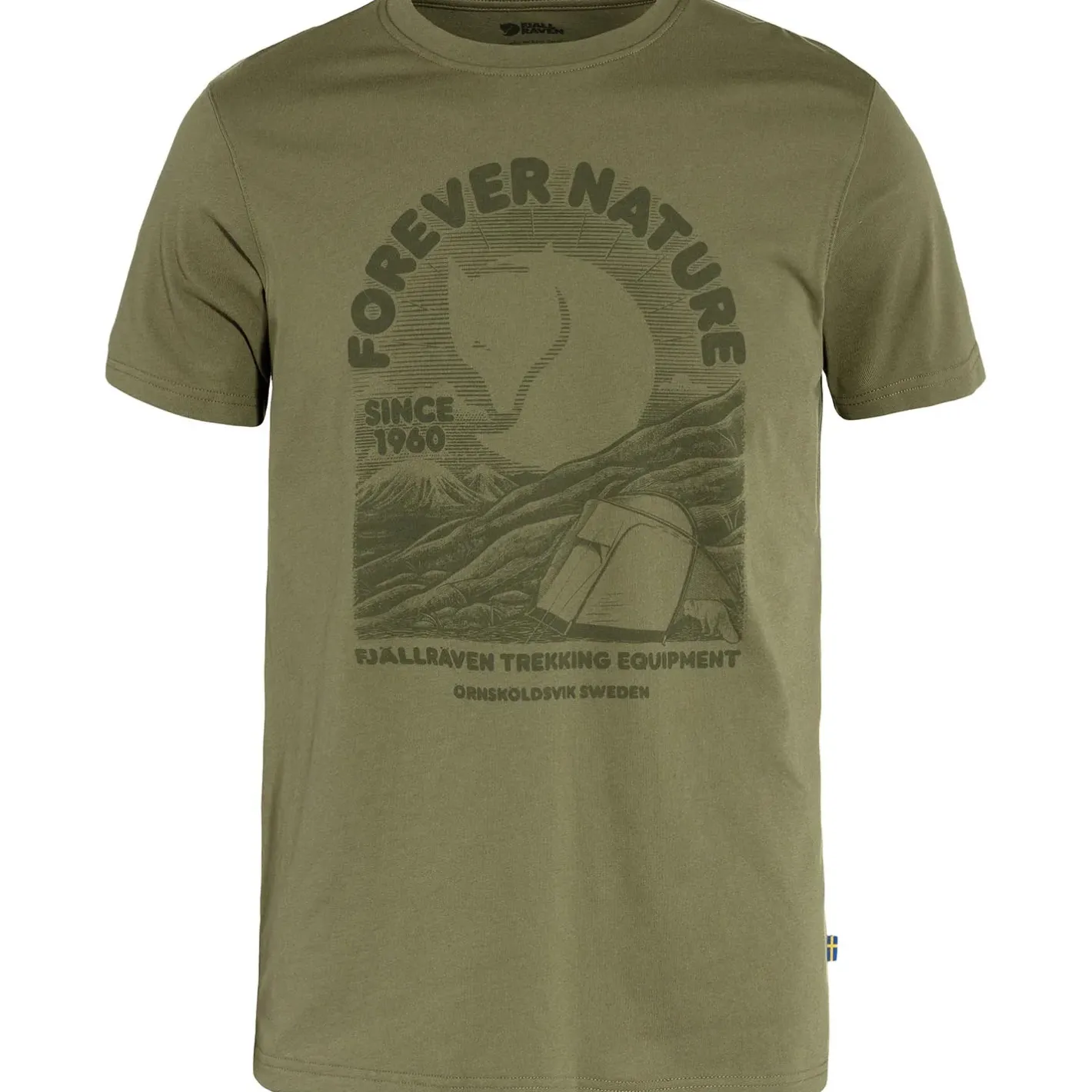 Et Grønnere Valg T-Shirts<Fjällräven Mens Fjällräven Equipment T-shirt