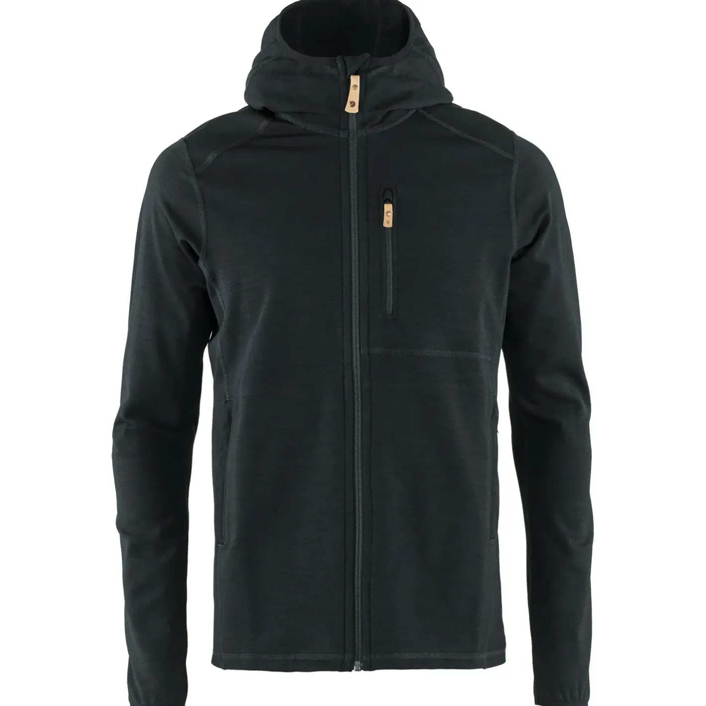 Fjällräven Fleece- Og Uldtrøjer<Mens Keb Fleece Hoodie S2018 model Sort (BLACK/550)