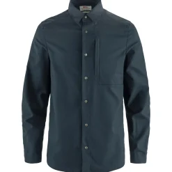 Fjällräven Skjorter<Mens Keb Trekking Shirt L/S Blå (DARK NAVY-DARK NAVY/555-555)