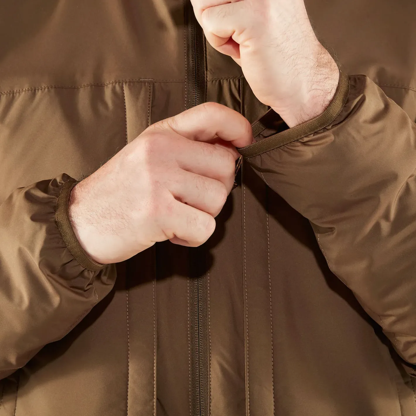 Et Grønnere Valg Varme Jakker<Fjällräven Mens Keb Wool Padded Jacket Brun (TIMBER BROWN/248)