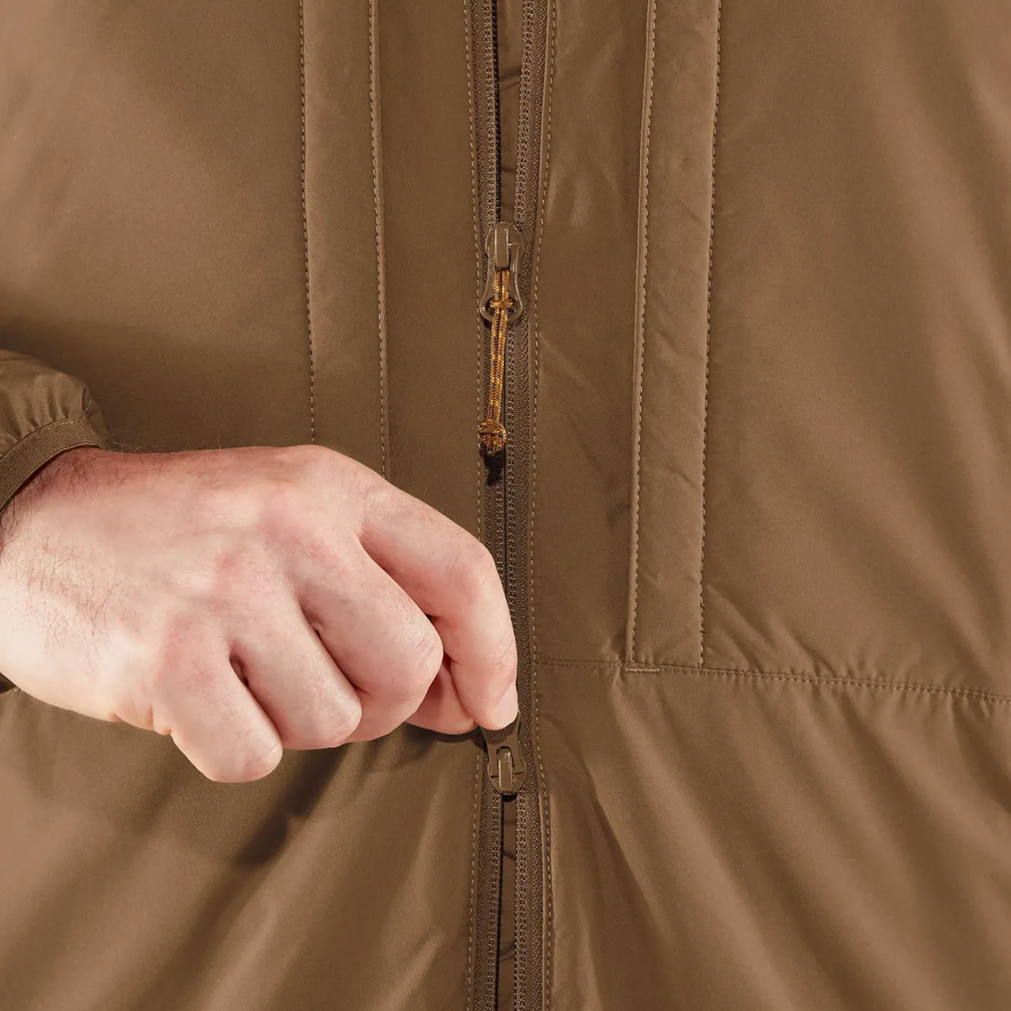 Et Grønnere Valg Varme Jakker<Fjällräven Mens Keb Wool Padded Jacket Brun (TIMBER BROWN/248)