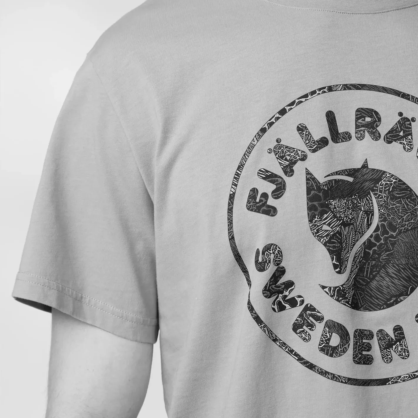 Fjällräven T-Shirts<Mens Kånken Art T-shirt Grå (BASALT/050)