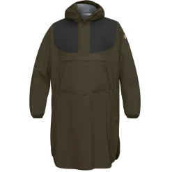 Et Grønnere Valg Ponchoer<Fjällräven Mens Lappland Eco-shell Poncho Grøn (DARK OLIVE/633)