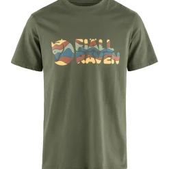Fjällräven T-Shirts<Mens Multicolor Logo T-shirt