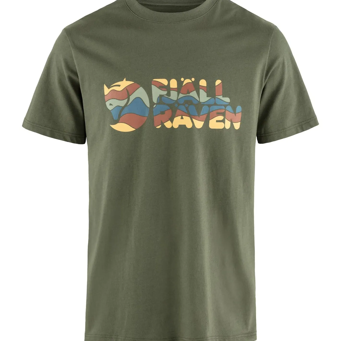 Fjällräven T-Shirts<Mens Multicolor Logo T-shirt