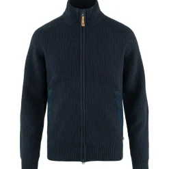 Fjällräven Fleece- Og Uldtrøjer<Mens Övik Zip Cardigan Knit
