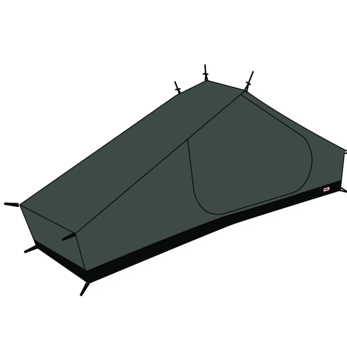 Fjällräven Tilbehør Til Telte<Mesh Inner Tent Lite 1 Sort (BLACK/550)
