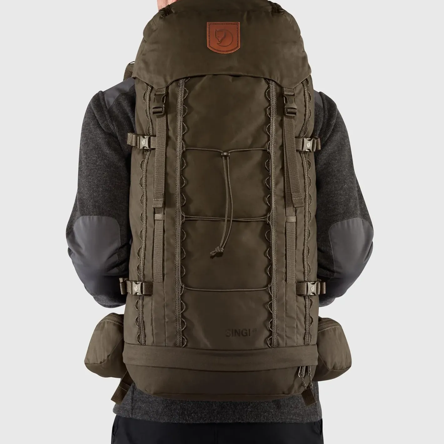 Et Grønnere Valg Vandrerygsække<Fjällräven Singi 48 Beige (CLAY/221)