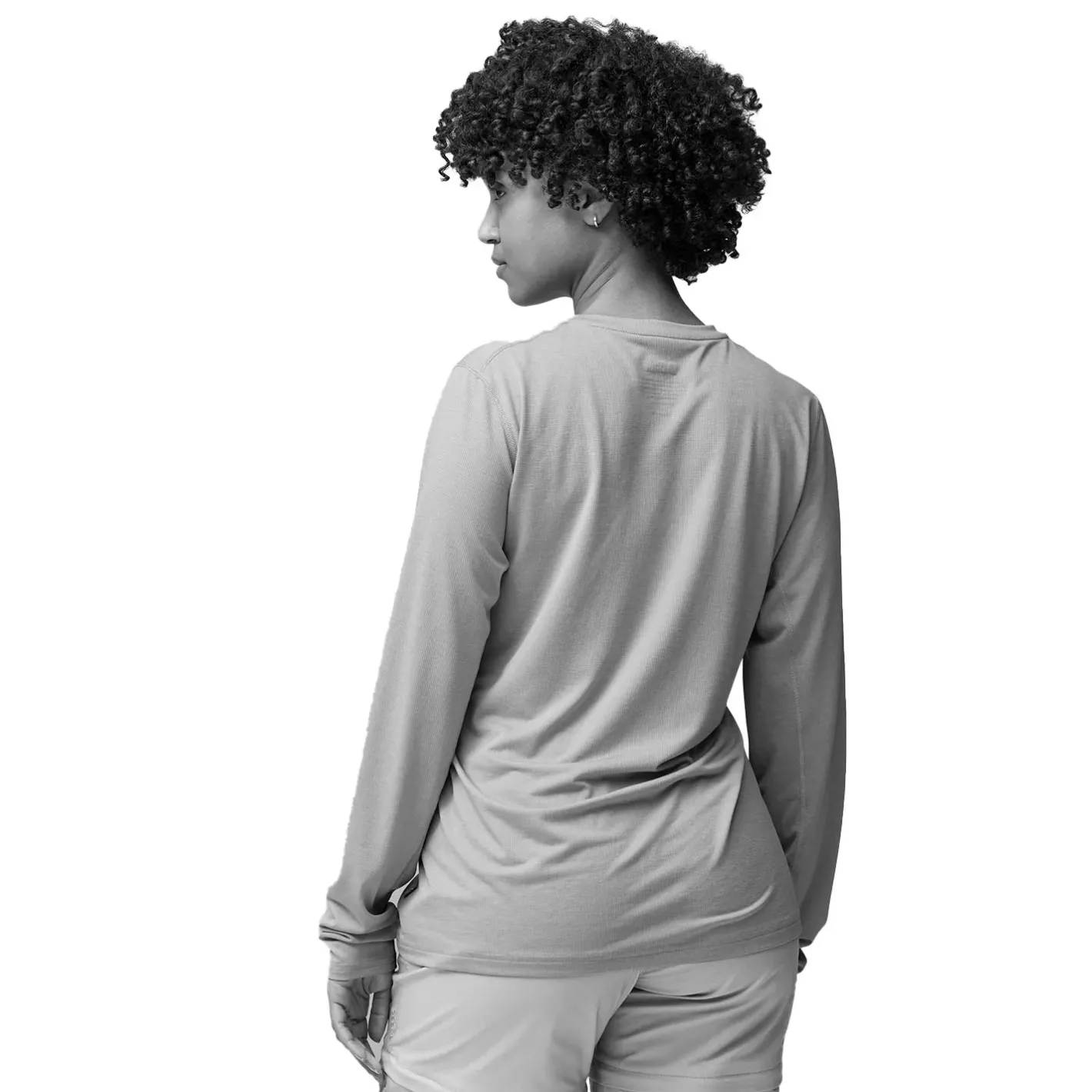 Et Grønnere Valg T-Shirts<Fjällräven Womens Abisko Day Hike L/S Grå (SHARK GREY/016)