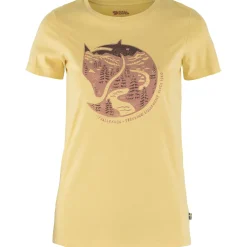 Et Grønnere Valg T-Shirts<Fjällräven Womens Arctic Fox Print T-shirt