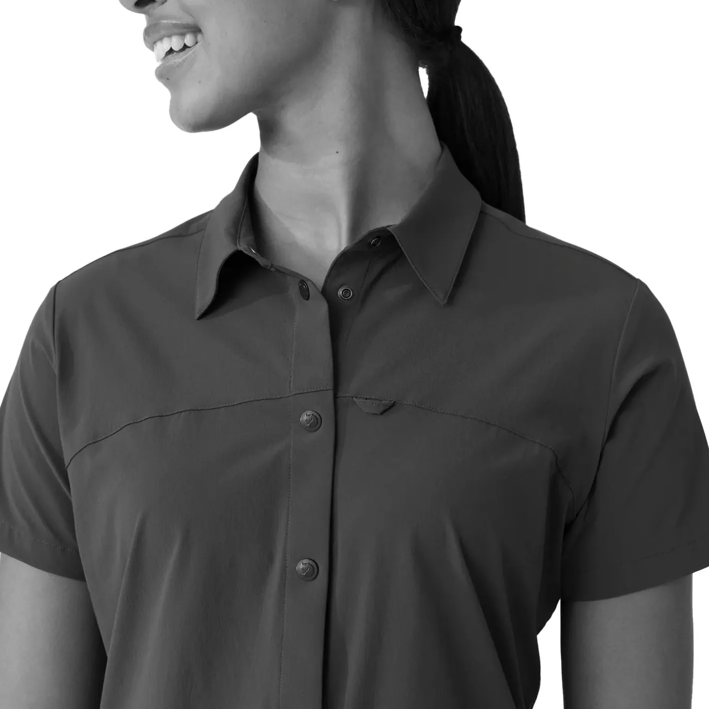 Et Grønnere Valg Skjorter<Fjällräven Womens High Coast Lite Shirt S/S Blå (ULTRAMARINE/537)