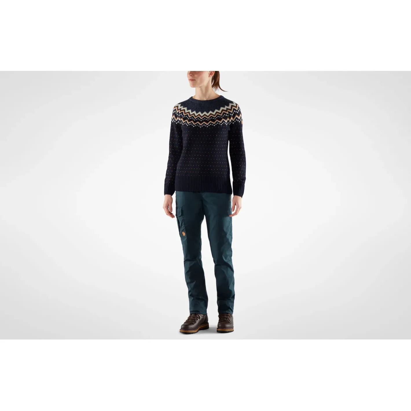 Et Grønnere Valg Bukser<Fjällräven Womens Karla Lite Trousers Blå (DARK NAVY/555)