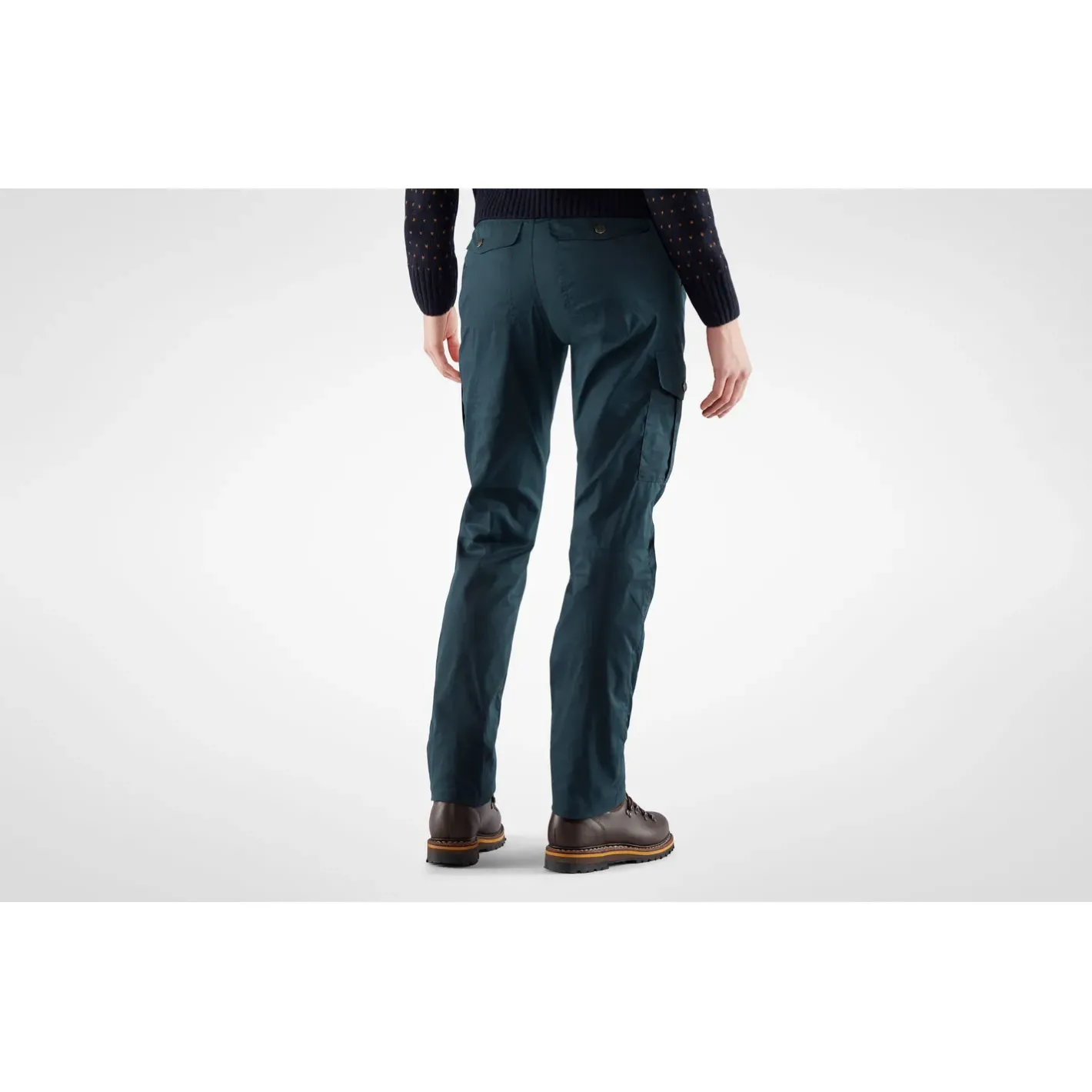 Et Grønnere Valg Bukser<Fjällräven Womens Karla Lite Trousers Blå (DARK NAVY/555)
