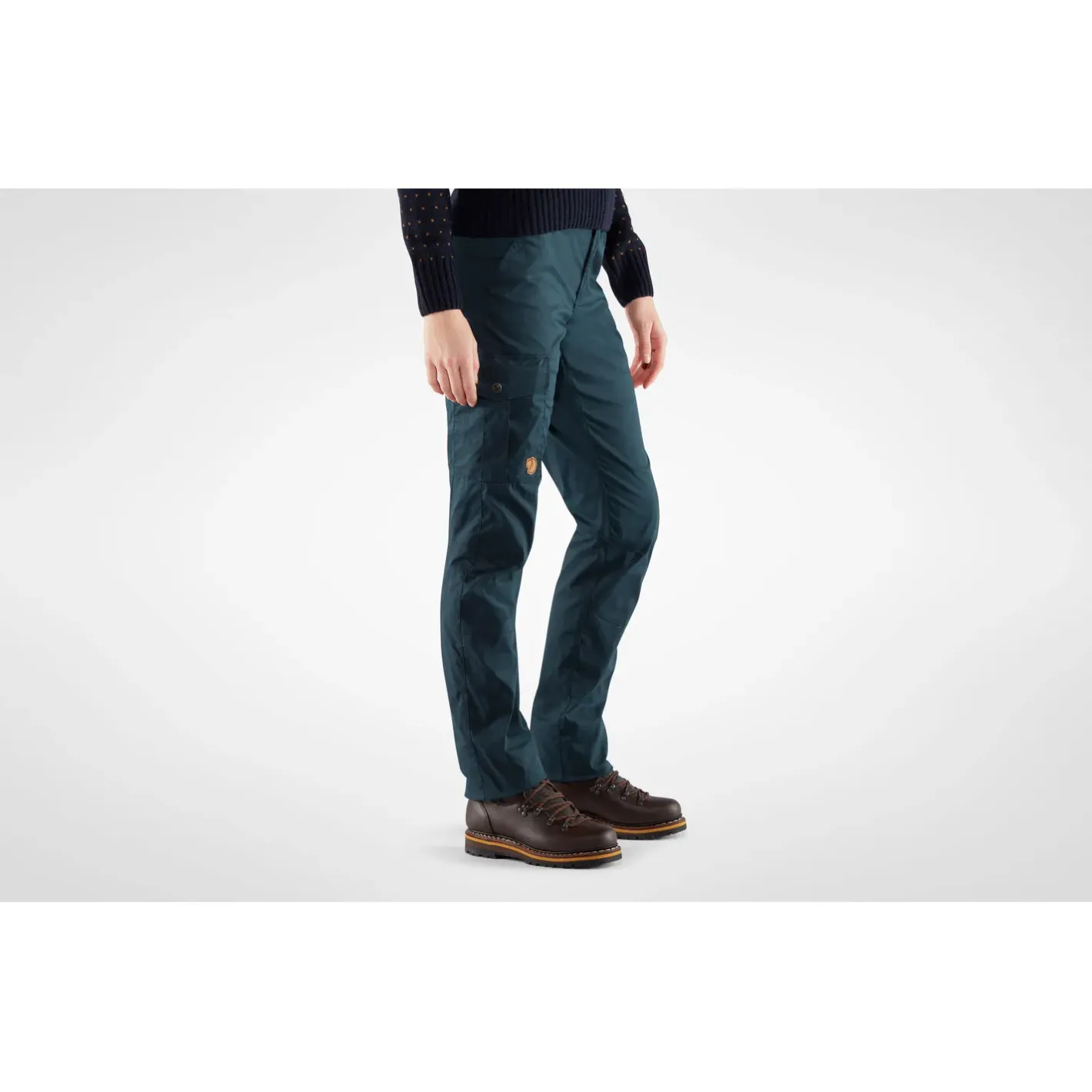 Et Grønnere Valg Bukser<Fjällräven Womens Karla Lite Trousers Blå (DARK NAVY/555)