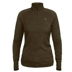 Fjällräven Sweaters Og Pullovers<Womens Skare Half Zip Grøn (DARK OLIVE/633)