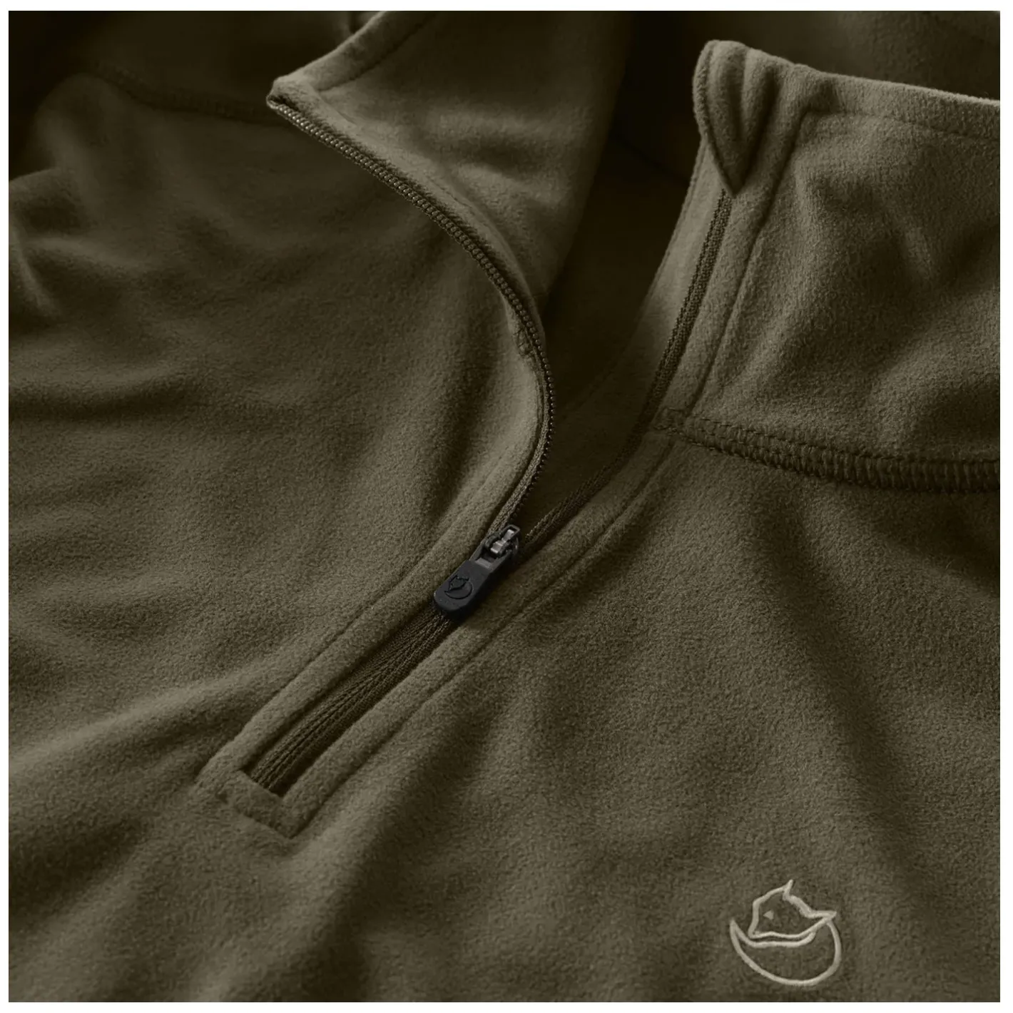 Fjällräven Sweaters Og Pullovers<Womens Skare Half Zip Grøn (DARK OLIVE/633)