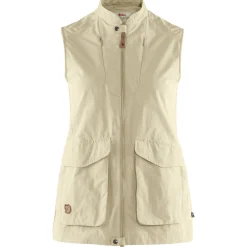 Et Grønnere Valg Veste<Fjällräven Womens Travellers MT Vest Beige (LIGHT BEIGE/191)
