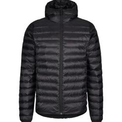 Et Grønnere Valg Varme Jakker<Frilufts Mens Klukufoss Hooded Down Jacket Sort (CAVIAR)