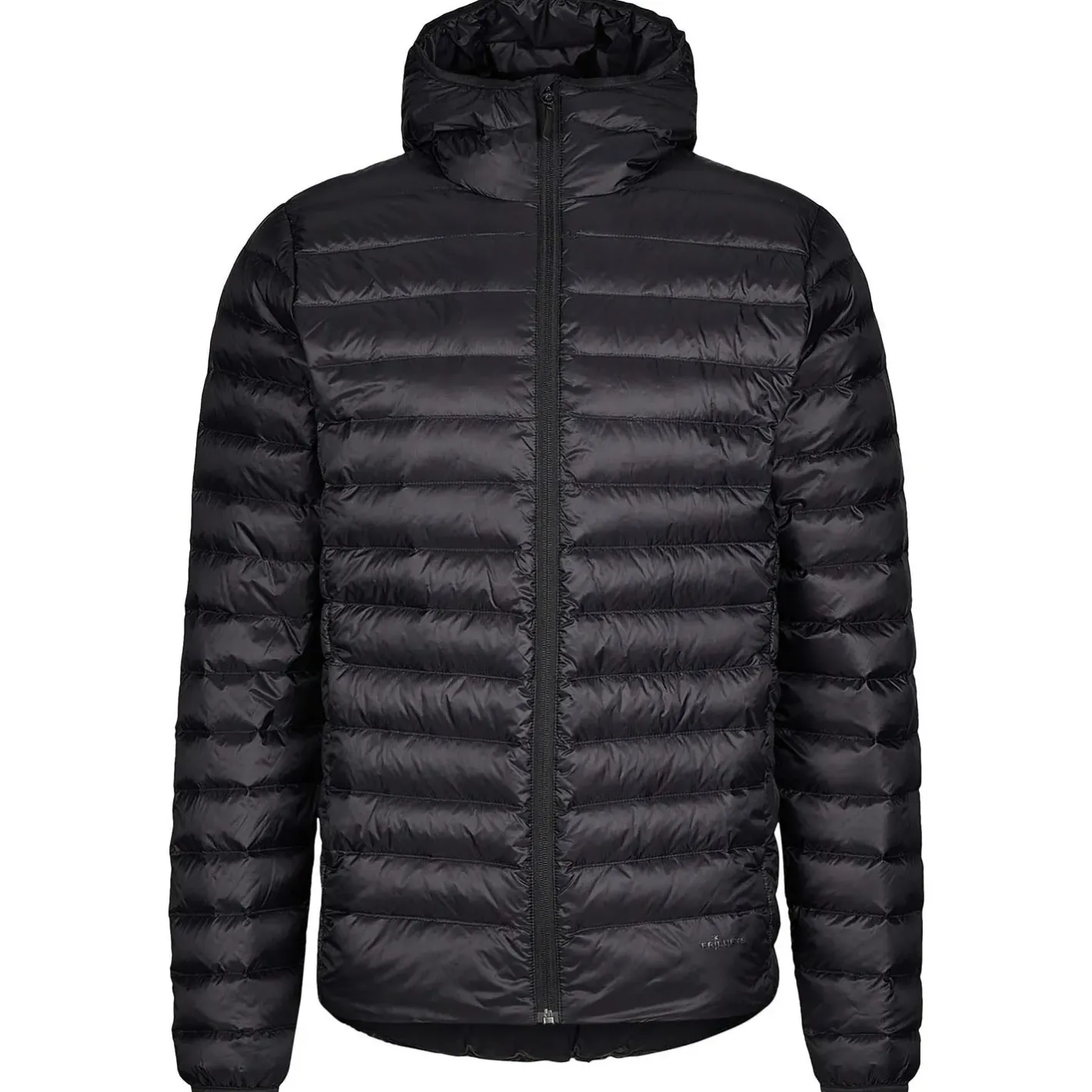 Et Grønnere Valg Varme Jakker<Frilufts Mens Klukufoss Hooded Down Jacket Sort (CAVIAR)