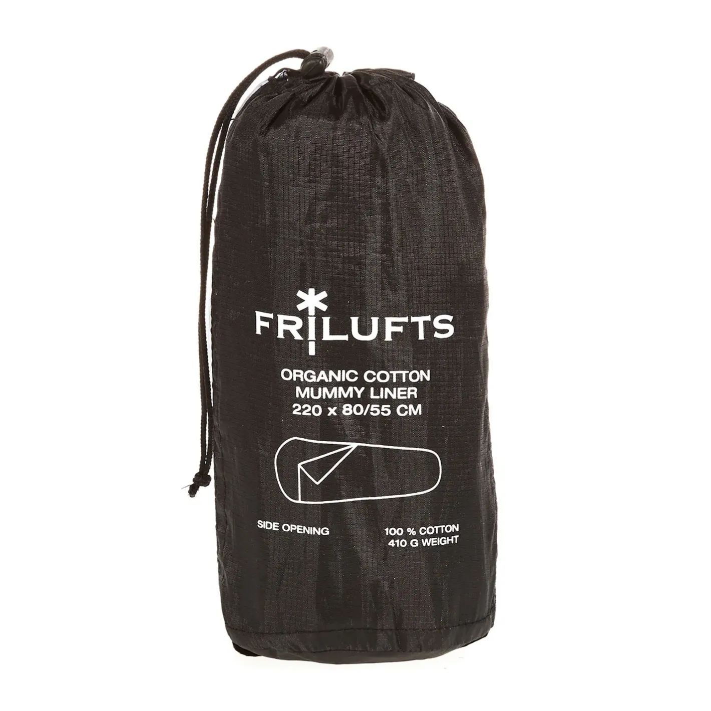 Et Grønnere Valg Lagenposer<Frilufts Organic Cotton Mummy Liner 220x80/55cm Hvid (OFF WHITE)