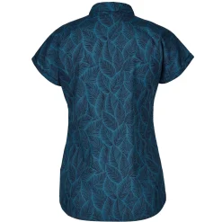 Et Grønnere Valg Skjorter<Frilufts Womens Cocora Shirt Sort (DARK SAPPHIRE AOP BICL LEAVES)