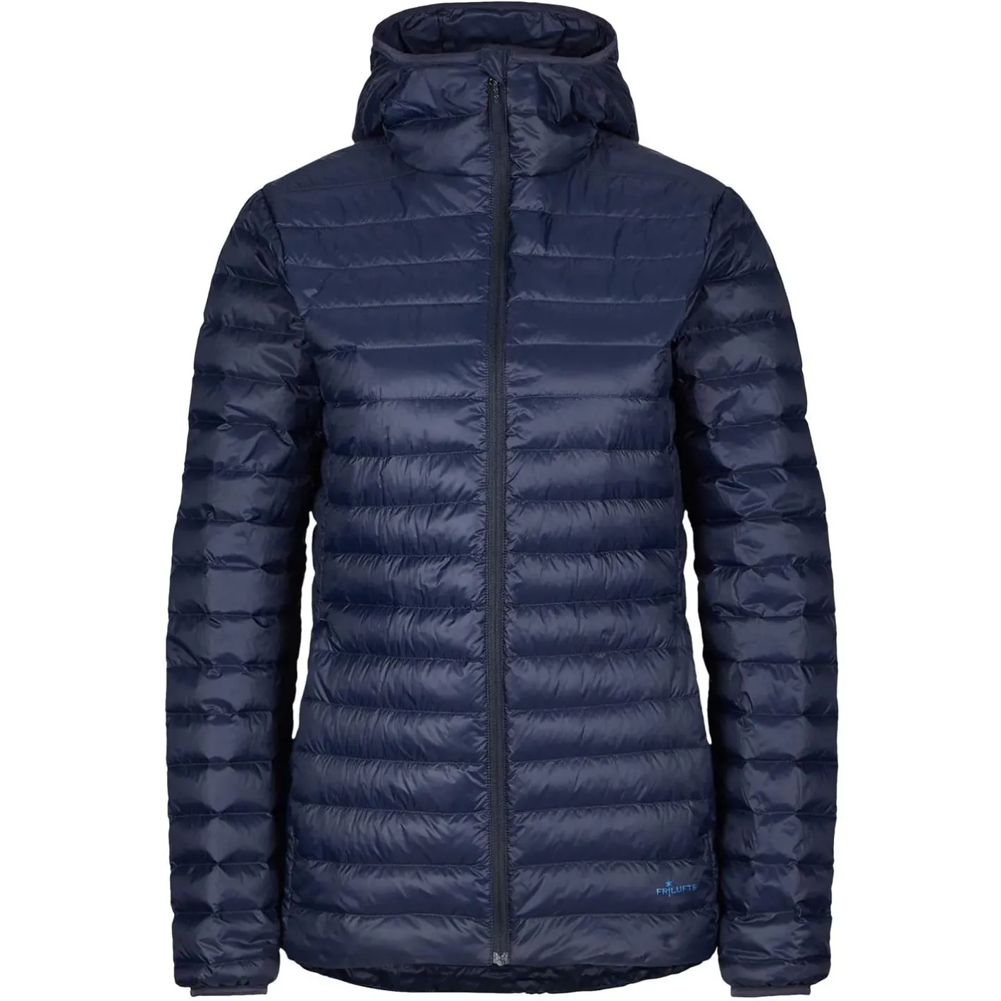 Et Grønnere Valg Varme Jakker<Frilufts Womens Klukufoss Hooded Down Jacket Blå (DARK SAPPHIRE)