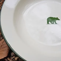 Friluftsland Bestik, Tallerkener Og Kopper<Enamel Bowl Bear Logo