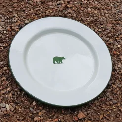 Friluftsland Bestik, Tallerkener Og Kopper<Enamel Plate Bear Logo