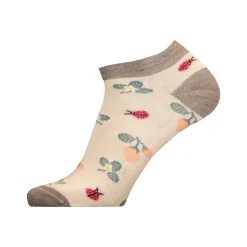 Friluftsland Hverdagssokker|Hverdagssokker<Merino Sneakers Strawberry Ladybug Grå (GREY)