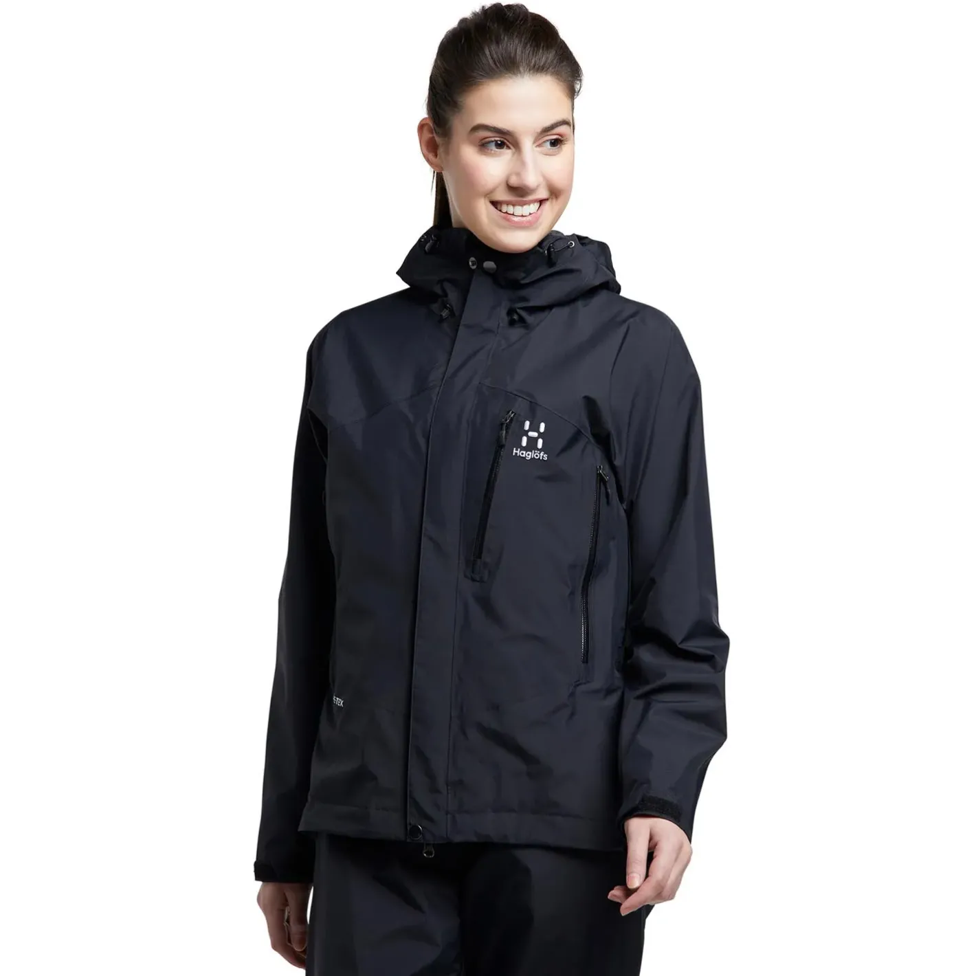 Haglöfs Vandtætte Jakker<Womens Astral GTX Jacket Sort (TRUE BLACK)