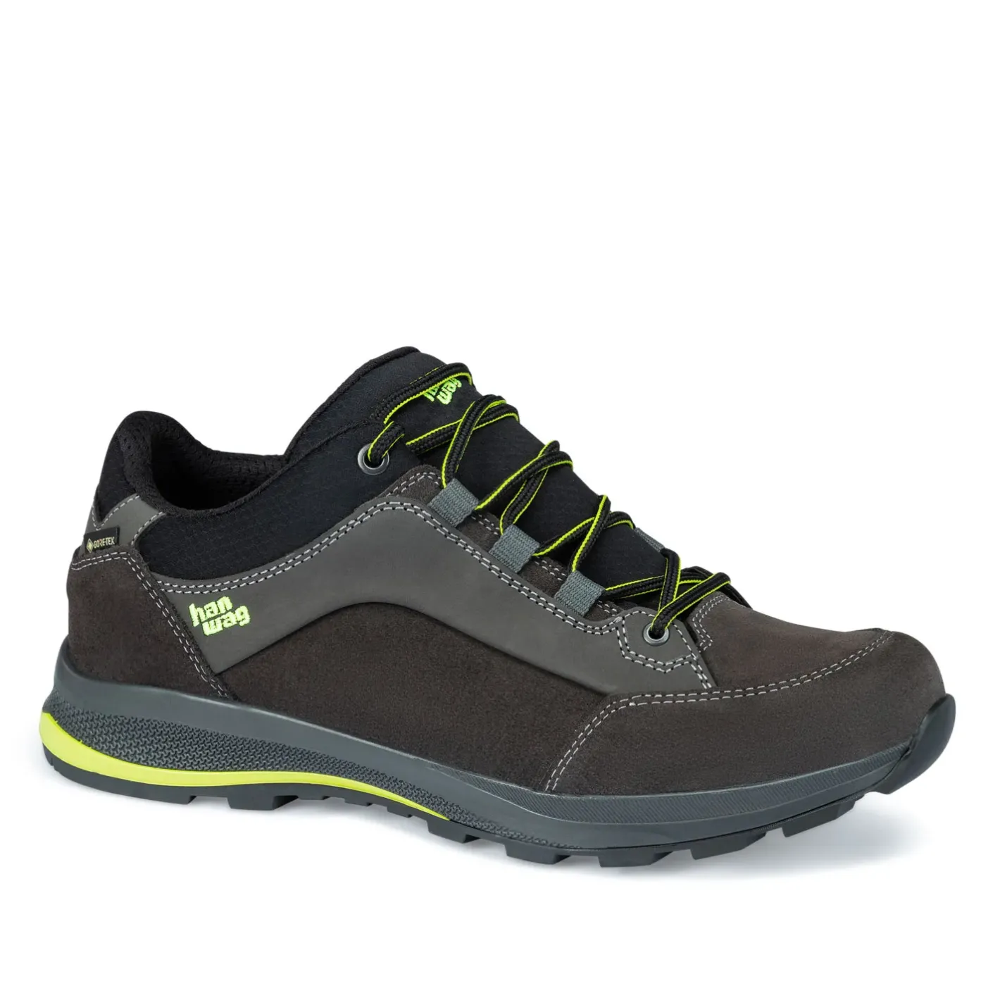 Hanwag Vandresko|Vandresko<Mens Banks Low GTX Gul (ASPHALT/YELLOW)