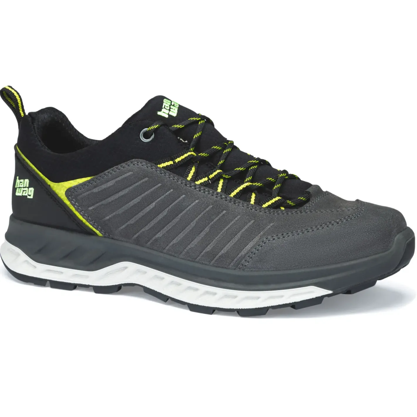 Et Grønnere Valg Vandresko|Vandresko<Hanwag Mens Blueridge Low LL Gul (ASPHALT/YELLOW)