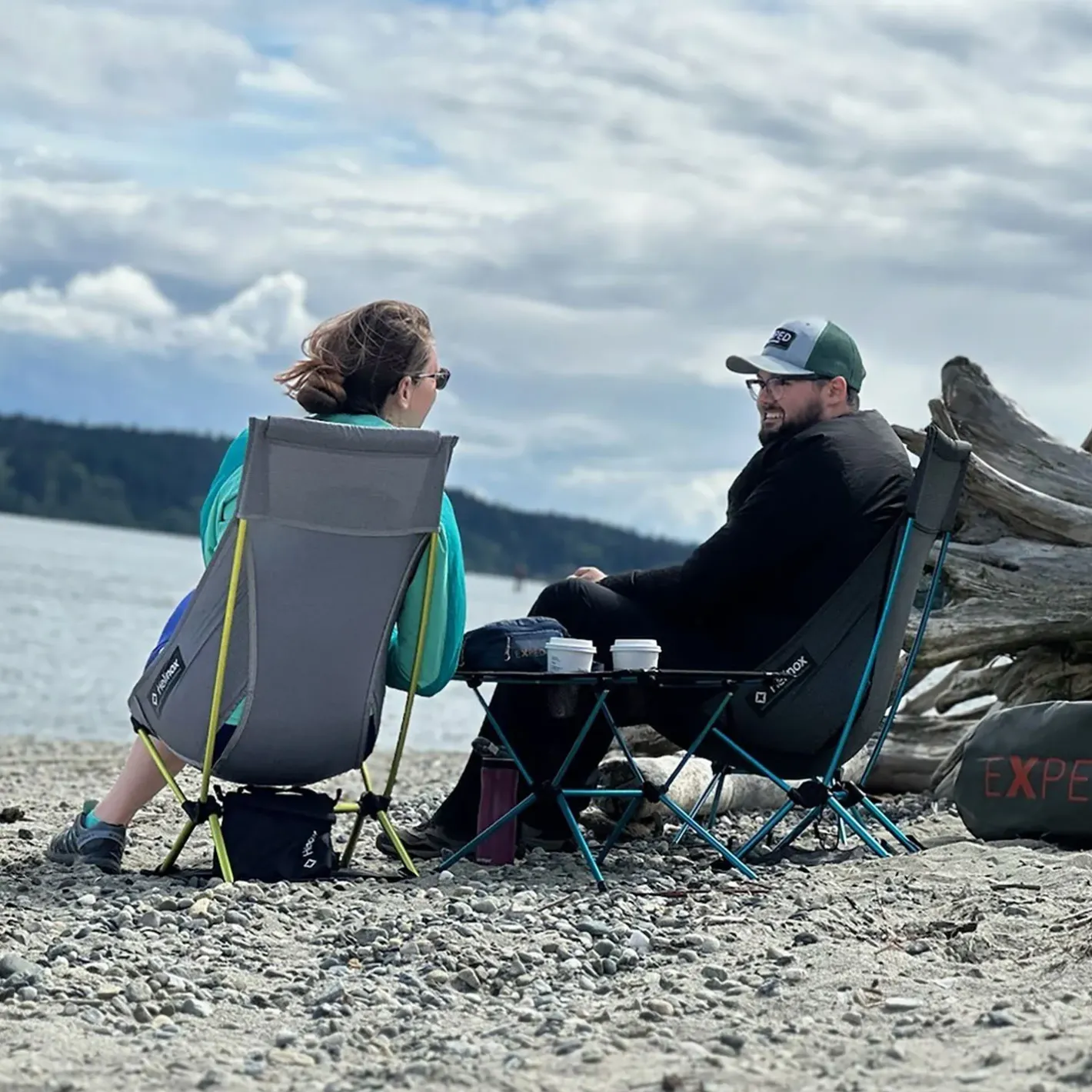 Helinox Borde Og Stole<Chair Zero Highback Sort (BLACK/CYAN BLUE)