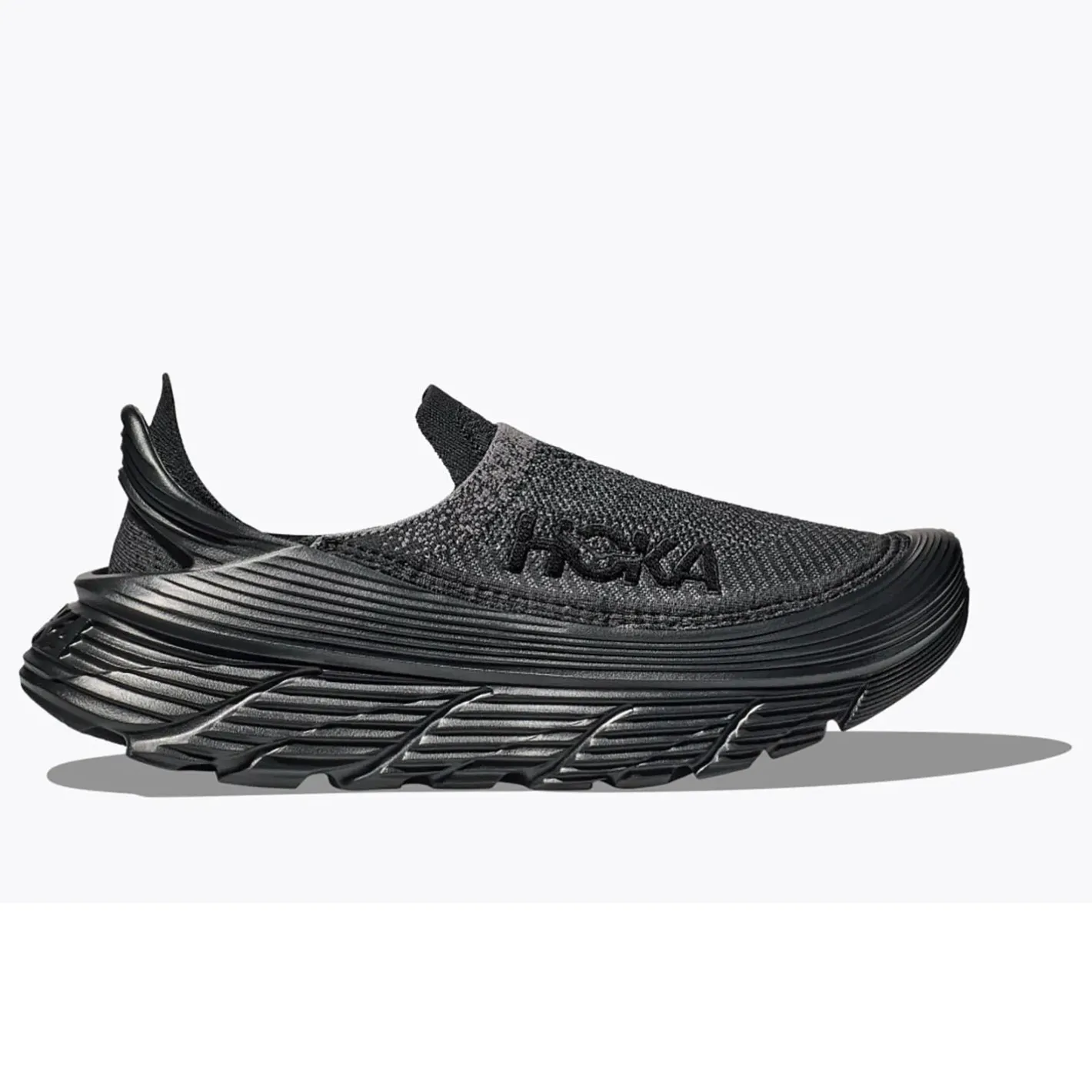 Hoka Fritidssko<Restore TC Sort (BLACK/BLACK)
