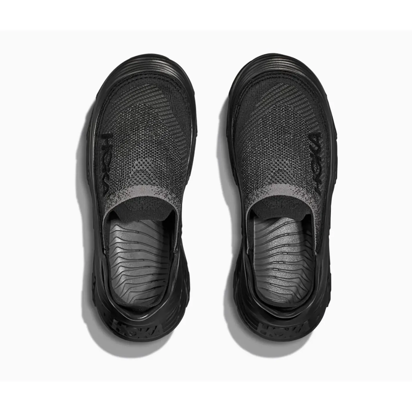 Hoka Fritidssko<Restore TC Sort (BLACK/BLACK)