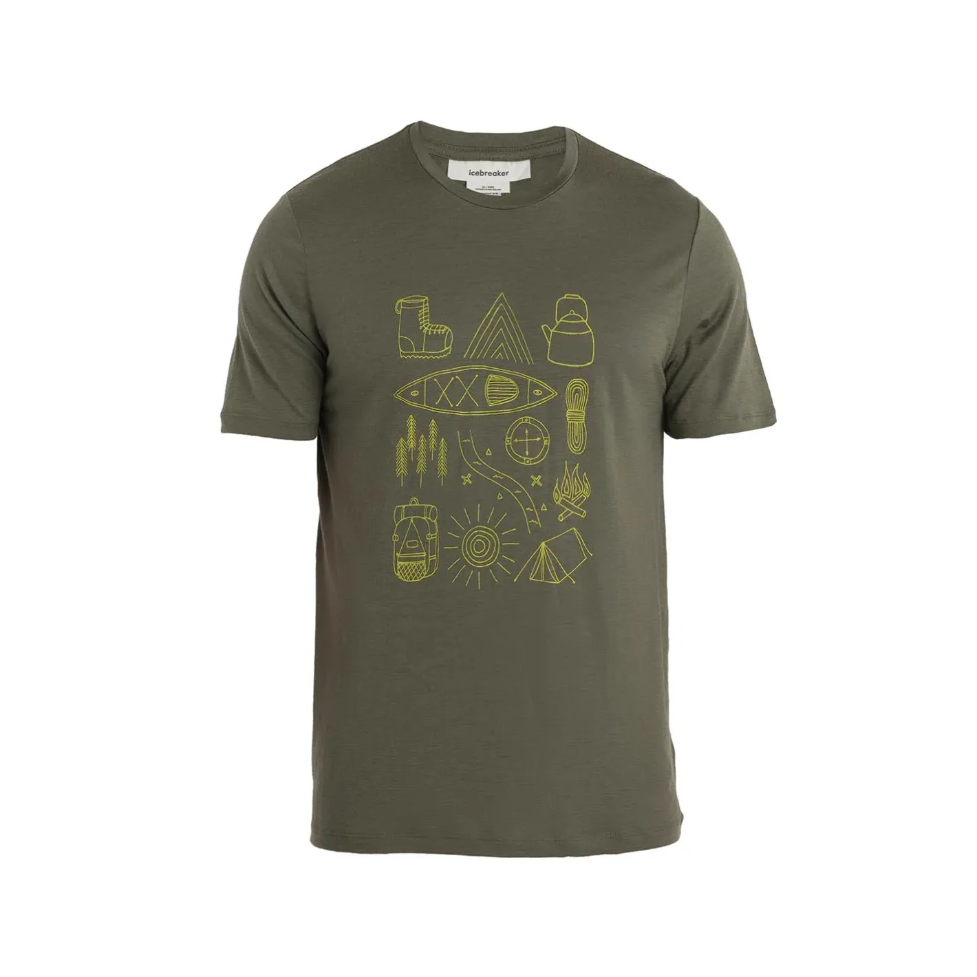 Et Grønnere Valg T-Shirts<Icebreaker Mens 150 Tech Lite II S/S Tee Camp Essen