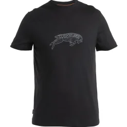 Icebreaker T-Shirts<Mens 150 Tech Lite III S/S Tee Ewe Bound Sort (BLACK)