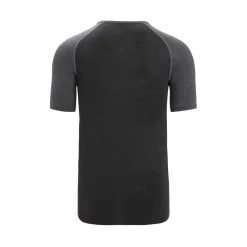 Et Grønnere Valg Uldoverdele<Icebreaker Mens 125 ZoneKnit S/S Crewe Sort (JET HTHR/BLK/METRO H/CB)