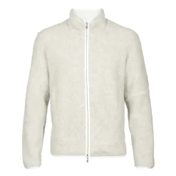 Et Grønnere Valg Fleece- Og Uldtrøjer<Icebreaker Mens Realfleece High Pile L/S Zip Hvid (ECRU HTHR/SNOW)