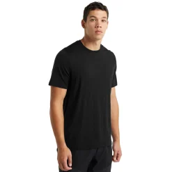 Et Grønnere Valg T-Shirts<Icebreaker Mens Tech Lite II S/S Tee 2021 model Sort (BLACK)