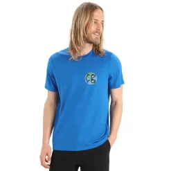 Icebreaker T-Shirts<Mens Tech Lite II S/S Tee Ib Story Blå (LAZURITE)
